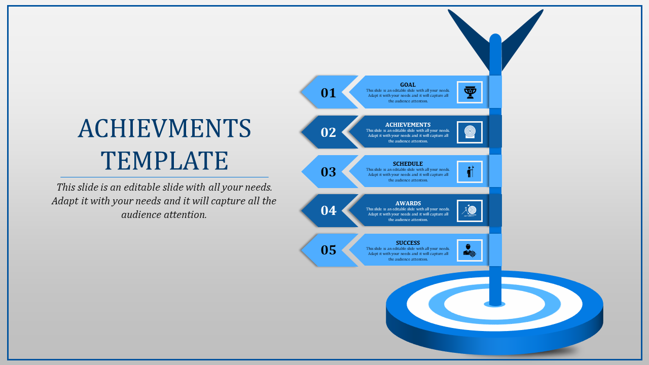 achievement powerpoint presentation-Achievement Templates-5-Blue